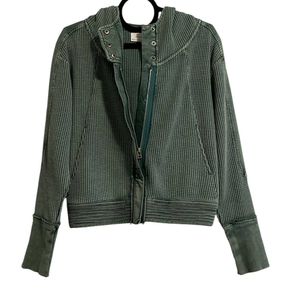 Dear John Carly Hoodie Jacket​ Dark Moss Women’s Size Small - Picture 5 of 7
